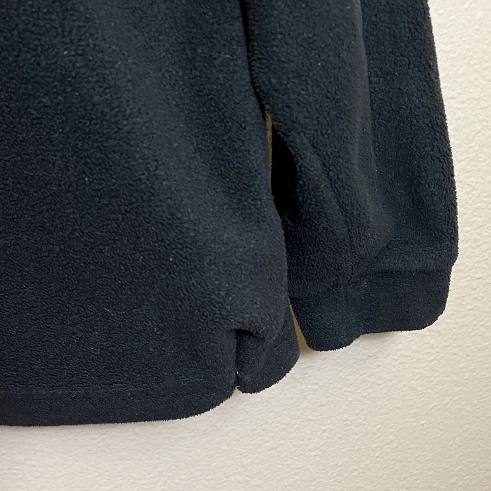 Columbia Black Full-Zip Fleece Sweatshirt